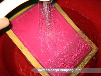 19 screen printing tutorial rinse